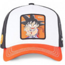 Gorra Capslab Goku Negro-naranja  CAPS LAB