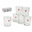 Vaso  Arco Agua 27.8 Cl 6 Piezas 410070