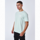 Camiseta Project x Paris verde claro logo corazon bordado