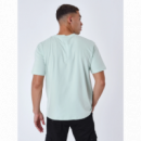 Camiseta Project x Paris verde claro logo corazon bordado
