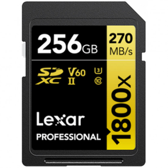 LEXAR Professional Gold  SD256GB V60 280MBS