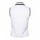 Tjw Half Zip Tonal Script Polo White  TOMMY JEANS