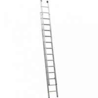 Escalera Alpos Aluminio Profesional 2 Tramos 13 Peldaños 3.95 Metros 3613