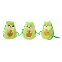 FUZZYARD Gato Juguete Avocatos 3 On a String