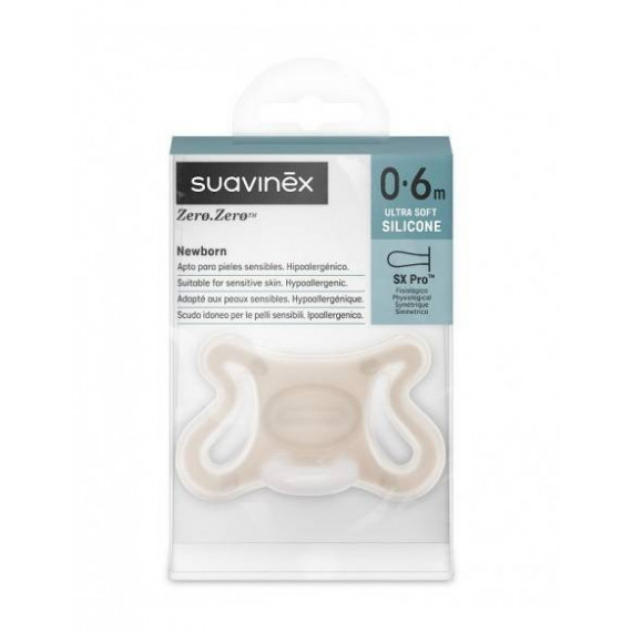SUAVINEX Chupete Zero Silicona Fisiol 0-6M Light