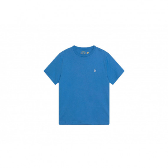 Camisetas Hombre Camiseta POLO RALPH LAUREN Azul New England de Punto Custom Slim Fit