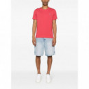 Camisetas Hombre Camiseta POLO RALPH LAUREN Rojo Nantucket de Punto Custom Slim Fit