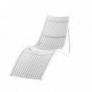 Tumbona de Jardín Apilable Ibiza- Color Blanco- Vondom®  VONDOM