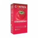 CONTROL Strawberry Preservativos 12 U