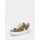 Zapatilla Gianele 4G Logotipo Peonía de GUESS