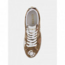 Zapatilla Gianele 4G Logotipo Peonía de GUESS