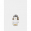 Zapatilla Gianele 4G Logotipo Peonía de GUESS