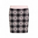 KARL LAGERFELD - Checked Knit Skirt - R27 - 240W1231/R27