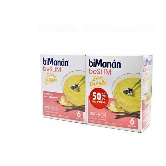 BIMANAN Sustituye Natilla Vainilla 50% 2º Udad