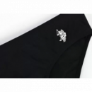 Bañador slip U.S Polo ASSN negro logo bordado