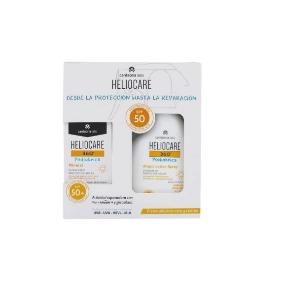 HELIOCARE Pack 360 Pediatr Mineral+atopic Locion