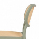 Silla Beige-verde Salon  PÉREZ ÁVILA
