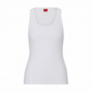 HUGO Camiseta Blanca 50514489-100