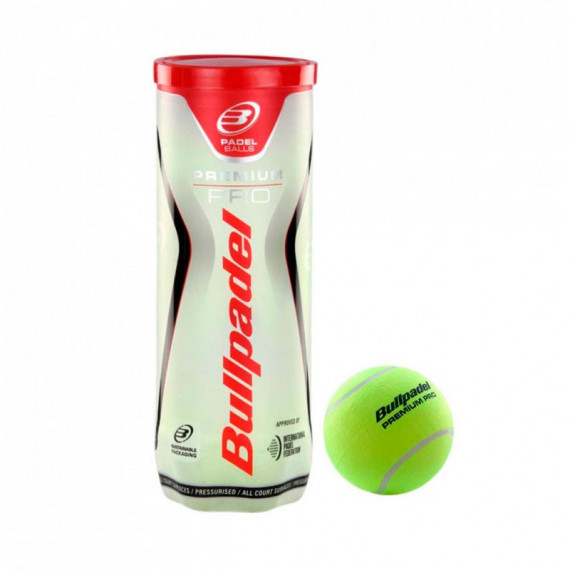 Pack 3 Pelotas de Padel  Premium Pro  BULLPADEL