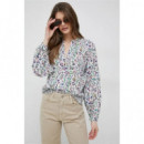 Camisas Co Voile Floral V-nk Shirt  TOMMY HILFIGER