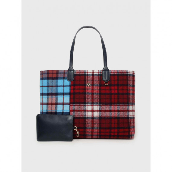 Bolsos Iconic Tommy Tote Check C  TOMMY HILFIGER