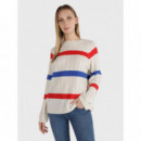 Jersey Soft Wool Ao Cable Stp C-nk  TOMMY HILFIGER