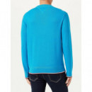 Jersey Monotype Gs Tipped Crew  TOMMY HILFIGER