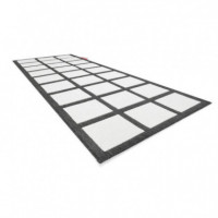 Alfombra Exterior Catwalk Checky  80X200 Cm Color Blanco/negro Fatboy®  FATBOY