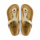 Sandalia Gizeh Gold Birko-flor Mujer BIRKENSTOCK