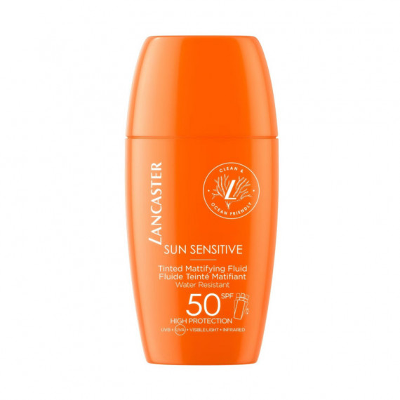 Sun Sensitive Fluido Tintado Matificante SPF50 Resistente Al Agua  LANCASTER
