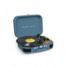 PRIXTON Tocadisco Grabador con Bluetooth/usb/fm/tf VC600 Azul