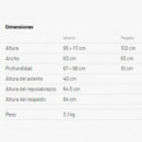 Silla Plegable Multiposición Alu Cham Color Azul Cielo LAFUMA Mobilier®