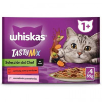 Whiskas Gato Adulto Mix Chef Choice Pouch 4X85 Gr  MARS