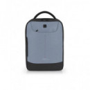 GABOL Mochila Reflectante para Portatill 15.6" Gris Reflect