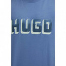 Camiseta HUGO Daqerio Azul