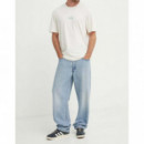 Camiseta HUGO Maxi Logo Espalda Blanco Crema