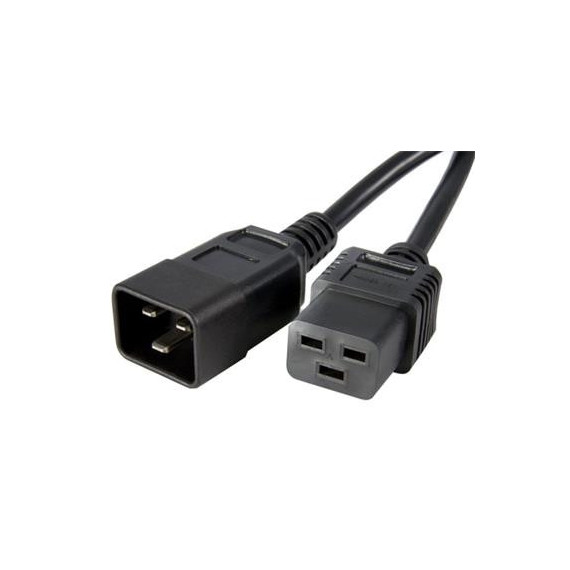 EUROCONNEX Cable Alimentacion C19 C20 para Cpu 1.8MTRS 6001 M/h