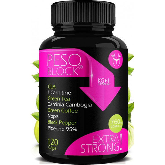 Kinier Peso Block Rosa Cla Extra Strong 120CAPS  KIN