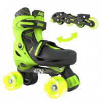 Patines Combo Neón Verde (30-33)  YVOLUTION
