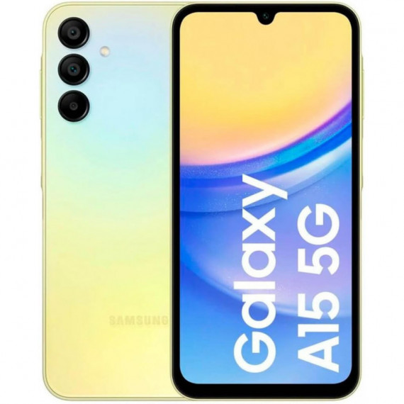 Teléfono Móvil SAMSUNG Galaxy A15 5G 4RAM 128GB Amarillo (versión Europea)