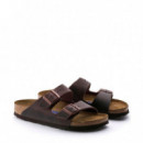 Sandalias Arizona Leoi Habana Unisex BIRKENSTOCK