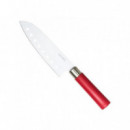 Set 4 Cuchillos Santoku con Recubrimiento Cerámico  CECOTEC