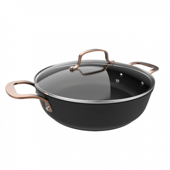 Olla Baja Polka Fantasy 28 Low Pot Golden  CECOTEC