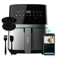 Freidora de Aire Cecofry Full Inox 5500 Connected Pack  CECOTEC