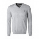 Jersey Ls Sf Vn Pp-long Sleeve-sweater  POLO RALPH LAUREN
