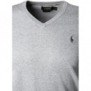 Jersey Ls Sf Vn Pp-long Sleeve-sweater  POLO RALPH LAUREN