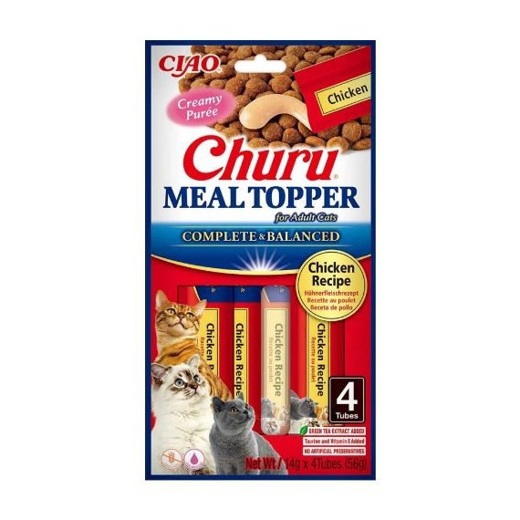 CHURU Gato Snack Meal Topper Pollo