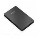 AISENS Caja Externa ASE-2542B Disco Duro 2.5 USB 3.1 sin Tornillos Negra