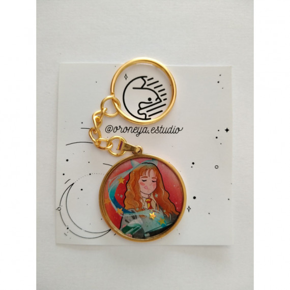 Llavero Artesano Hermione Granger Harry Potter  ORONEYA
