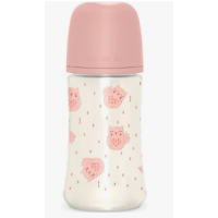 SUAVINEX Biberon Rosa Silicona Premiu 270ML